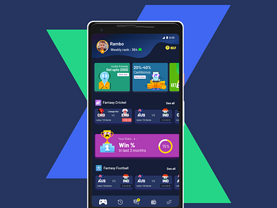 Dashboard - LeagueX App