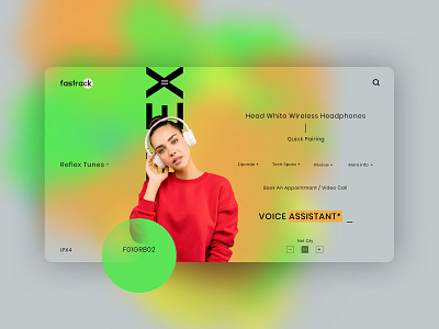 Fastrack Headphone UI Concept 3d adobe photoshop animation app branding character design dailyuichallenge design digital illustration graphic design hand lettering illustration logo minimalist logo mobile app design motion graphics product design ui user experience vector illustration