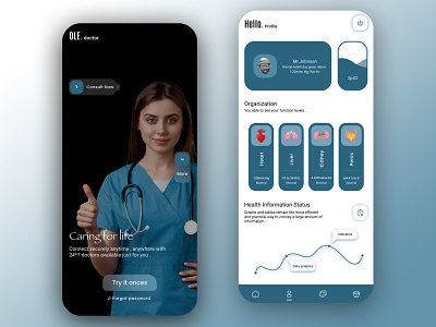 Online Consult Doctor App Concept
