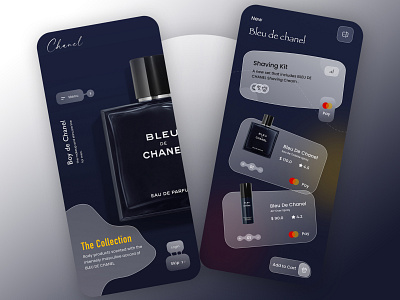 Body Spray UI Design