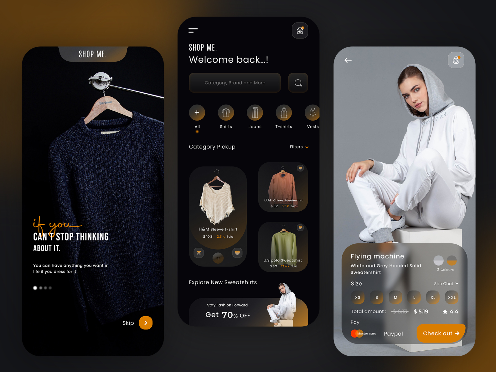 Clothes Shopping App UI Concept by Chintu Saitej on Dribbble