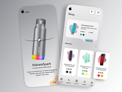 Apple Bottle Shopping UI Concept