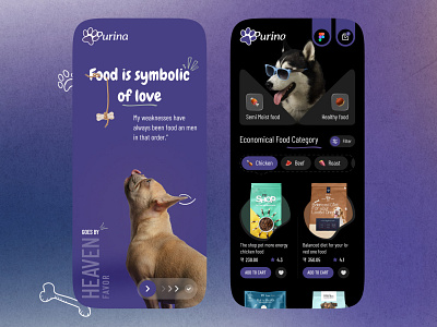 Dog Food Shopping User Interface Design