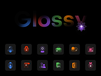 Glossy66 icons