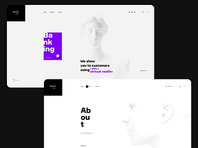 Agency website concept (AIC brnd)