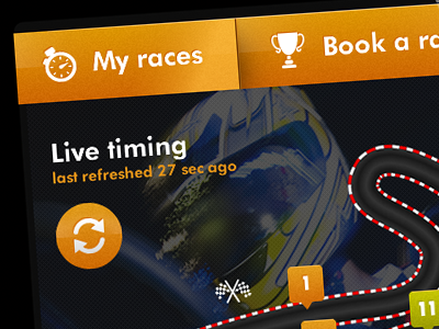 Kart Racing iPhone App app iphone kart live racing
