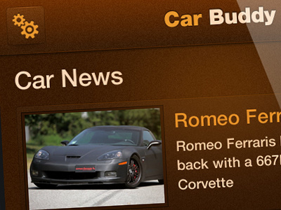Car Buddy - iPhone App