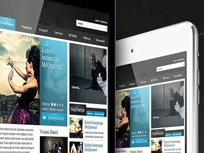 moda.hr blue clear colors dark fashion fireworks news portal ui user interface ux website