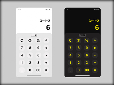 004 Standard Calculator #DailyUI ui