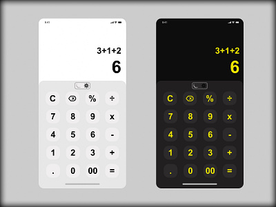 004 Standard Calculator #DailyUI
