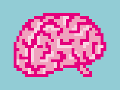 Pixel brain brain pixel pixel art