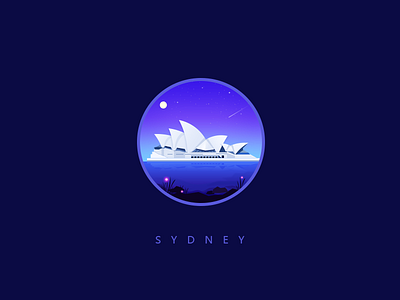 Sydney icon illustrator night olympic games photoshop sky sydney ui