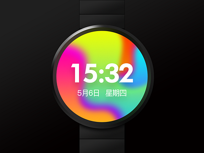 Colorful Watch 🤔 colorful ui design