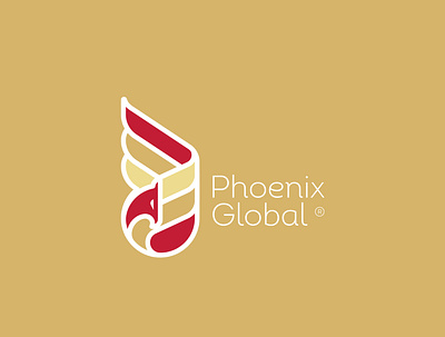 "PHOENIX GLOBAL" branding design graphic design illustration logo motion graphics typography ui ux vector