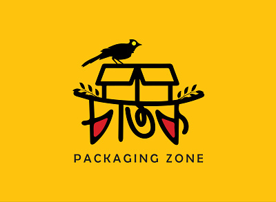 CHATOK PACKAGING ZONE | Bangla Typography Logo | logo design bangla brandidentity branding designer graphic design graphicdesign logo logotype motion graphics