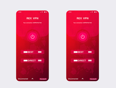 REX VPN APP UI DESIGN animation bangla branding design designer graphicdesign illustration logo logobrand logoconcept logodesigns logodesinger logoinspirations logomaker logotype ui vector