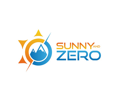 SUNNY AND ZERO | Minimalist Logo | logo design | logos animation branding design designer graphicdesign illustration logo