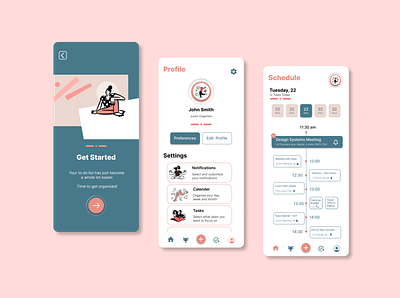 Task Management Made Simple app autolayout dailyux design figma graphic design illustration ui ux