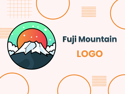Fuji Mountain Logo - Adobe Illustrator