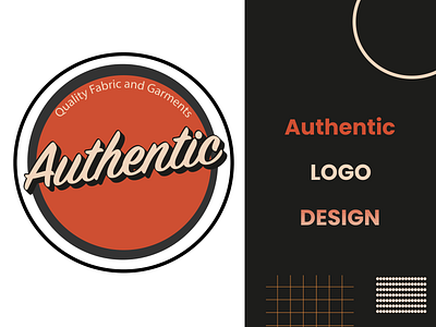 Authentic Logo - Adobe Illustrator adobe illustrator ai authentic graphic design logo popular