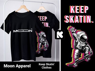 Keep Skatin' - Moon Apparel keep skatin visual merchandise