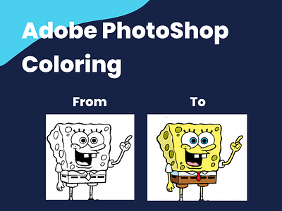 Adobe Photoshop - Coloring adobve coloring photoshop spongebob