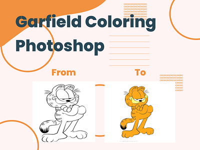 Garfield Coloring - Photoshop