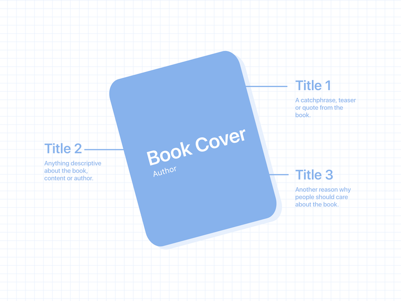 Free Wireframe for Book Landing Page template wireframe illustrator sketch landing page book