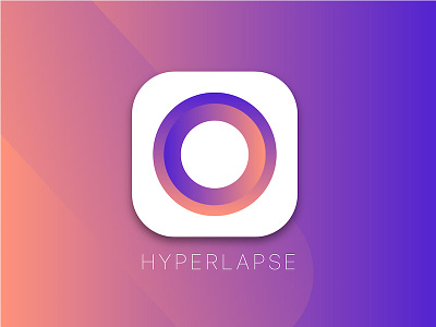 Hyperlapse App Icon Redesign 3d app hyperlapse icon instagram ios redesign