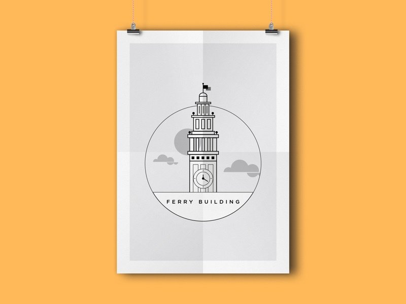 Ferry Building ca sf california san francisco ferry building tower ferry