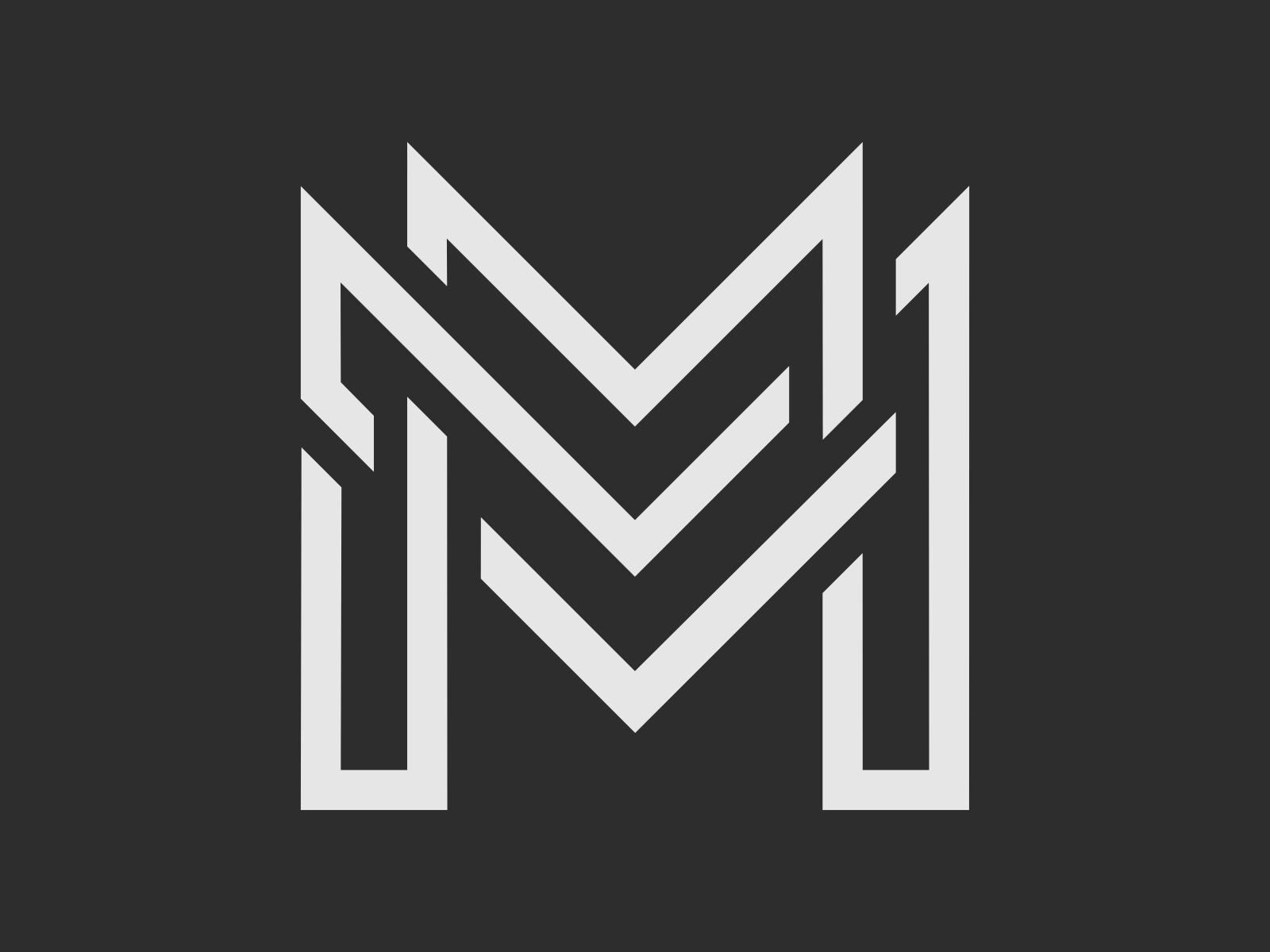 Monogram M Logo by Dustin Peter on Dribbble