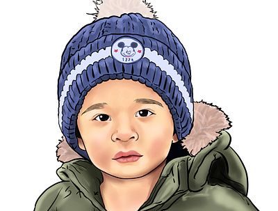 Baby avatar branding caricature cartoon design free freestyle illustration logo