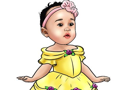 Belle avatar branding caricature cartoon design free freestyle illustration logo