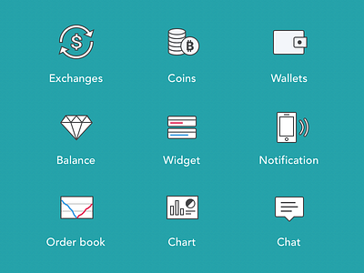 Icon _ Crypto Currency bitcoin blockchain coinmanager icon icon set line icon