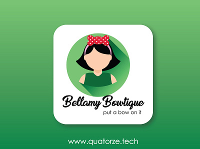 Logo design for Bellamy Boutique graphic design logo