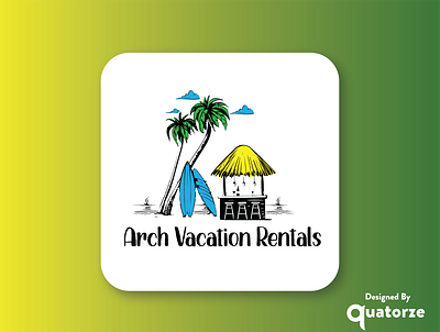 Logo design for Arch Vacation Rentals design designer graphicdesign graphicdesigner logo logodesign logodesigner