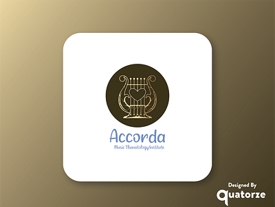 Logo design for Accorda Music Thanatology Institute design designer graphicdesign graphicdesigner logo logodesign logodesigner