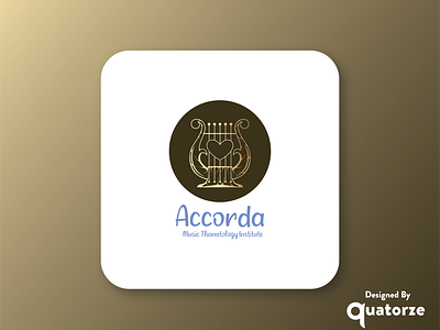 Logo design for Accorda Music Thanatology Institute