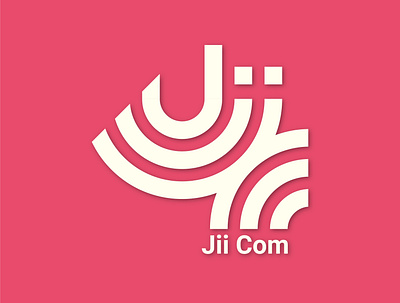 Jii Com branding design icon illustration logo typography vector
