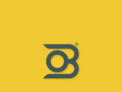 OB branding design icon illustration logo typography vector