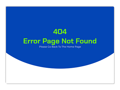 Error 404 - Daily UI #008 404 dailyui008 dailyui:008 dailyui::008 design error error 404 frontend ui web web design website