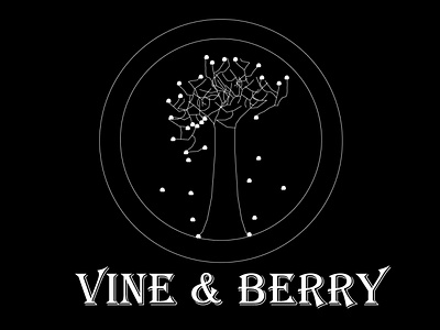 Vine & Berry white logo