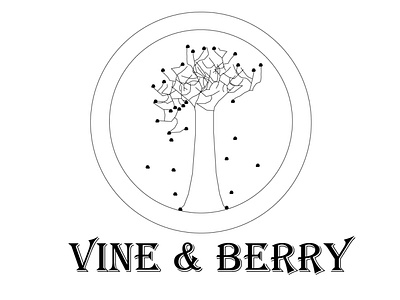 Vine & Berry black logo