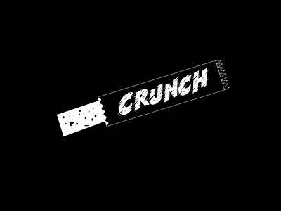 Granola Company, Crunch white branding logo