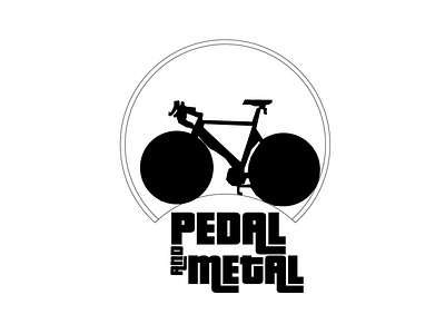 Bicycle Shop, Pedal And Metal black logo