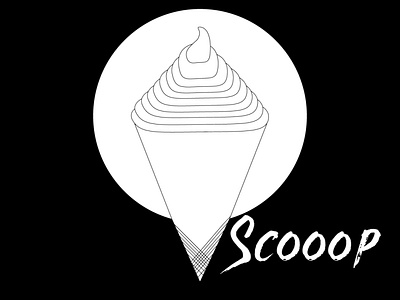 Ice Cream Company, Scooop white logo