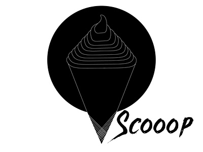 Ice Cream Company, Scooop black logo