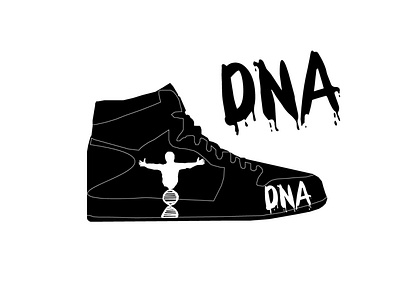 Sneaker Company, DNA black branding logo