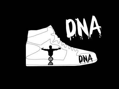 Sneaker Company, DNA white branding logo