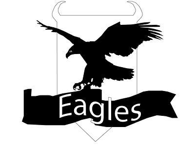 Sports Team, Eagles black logo